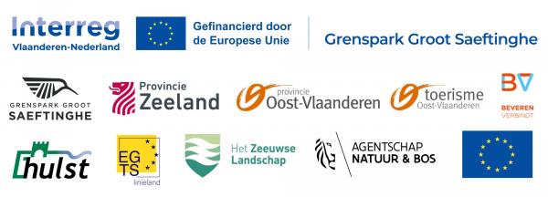Interreg IV Grenspark Groot Saeftinghe partner logo's