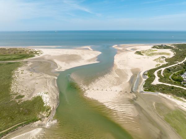 Wandelen Zeeuws-Vlaanderen, Het Zwin dronebeeld