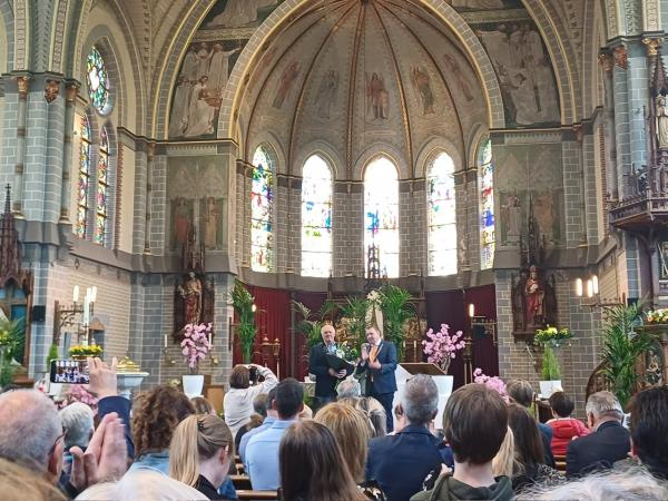 uitreiking Ridder van Oranje Nassau aan Chiel Jacobusse