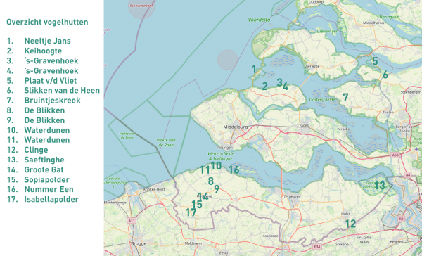 Locatie vogelkijkhut