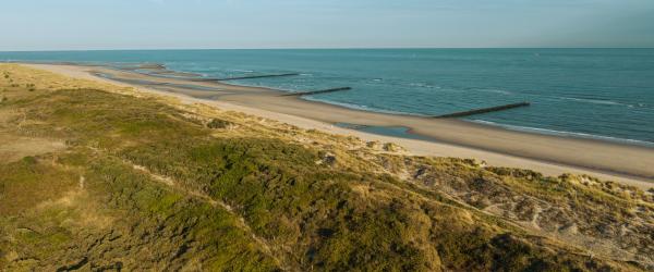 Duinen in Zeeland bij Oranjezon