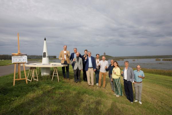 De ondertekening vond plaats bij de Grenspaal in het gebied