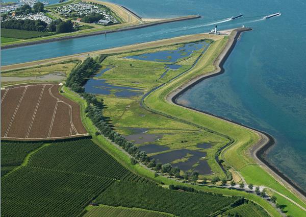 Luchtfoto van de Koude- en Kaarspolder