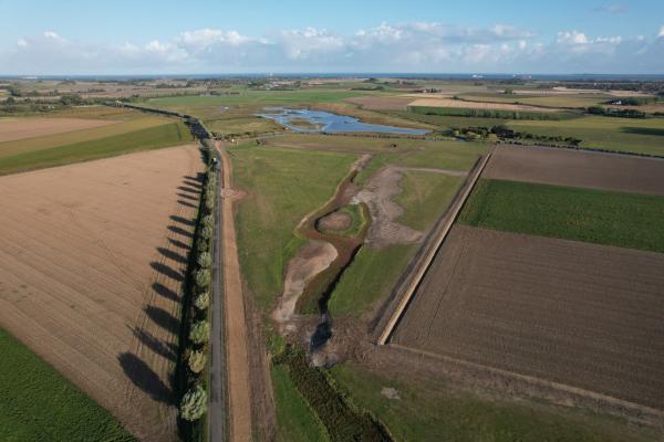 Dronebeeld van De Blikken