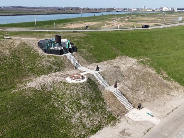 Yerseke Moer beleefroute uitkijkpunt Postbrug