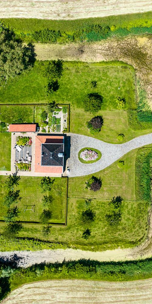 Dronebeeld van de Kruisdijkschans