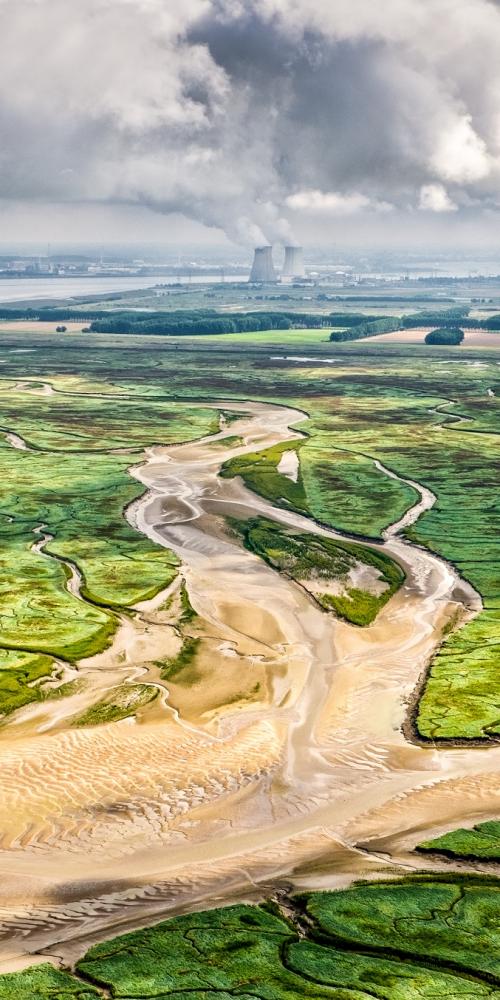 Luchtfoto Saeftinghe