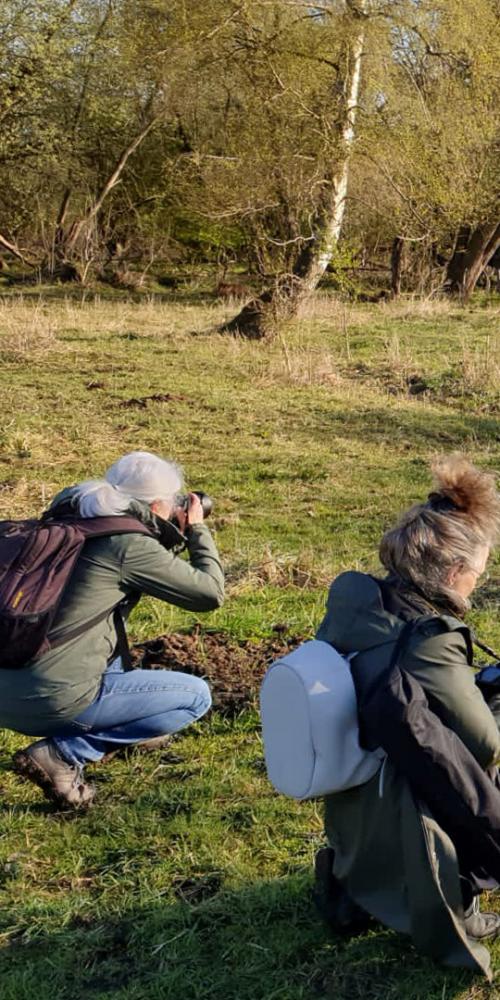 Fotografen op de Slikken van de Heen