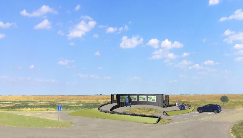 Koude- kaarspolder nieuw vogelkijkscherm