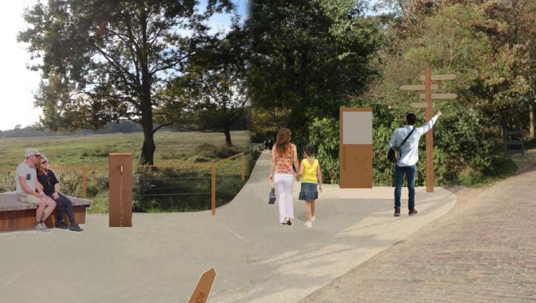 Verbeelding strandroute Oranjezon