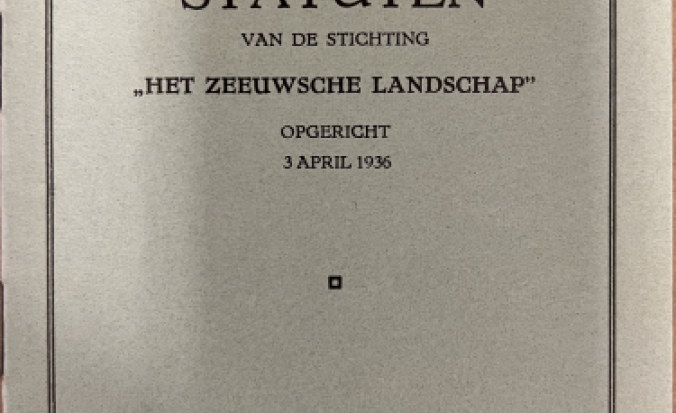Statuten Het Zeeuwse Landschap