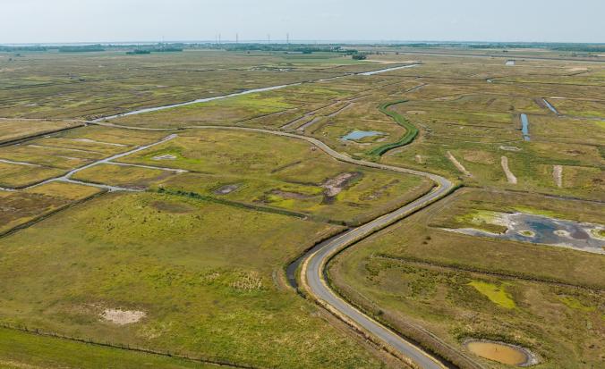 Luchtfoto Yerseke Moer