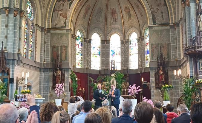 uitreiking Ridder van Oranje Nassau aan Chiel Jacobusse