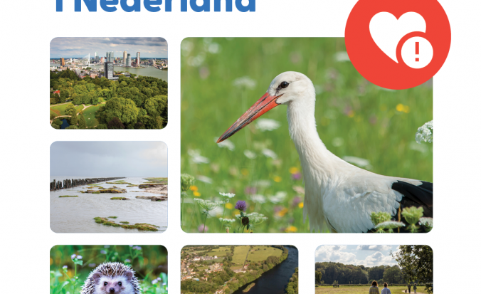 Manifest waarin met beelden 10 voorwaarden geduid worden voor 1 Nederland